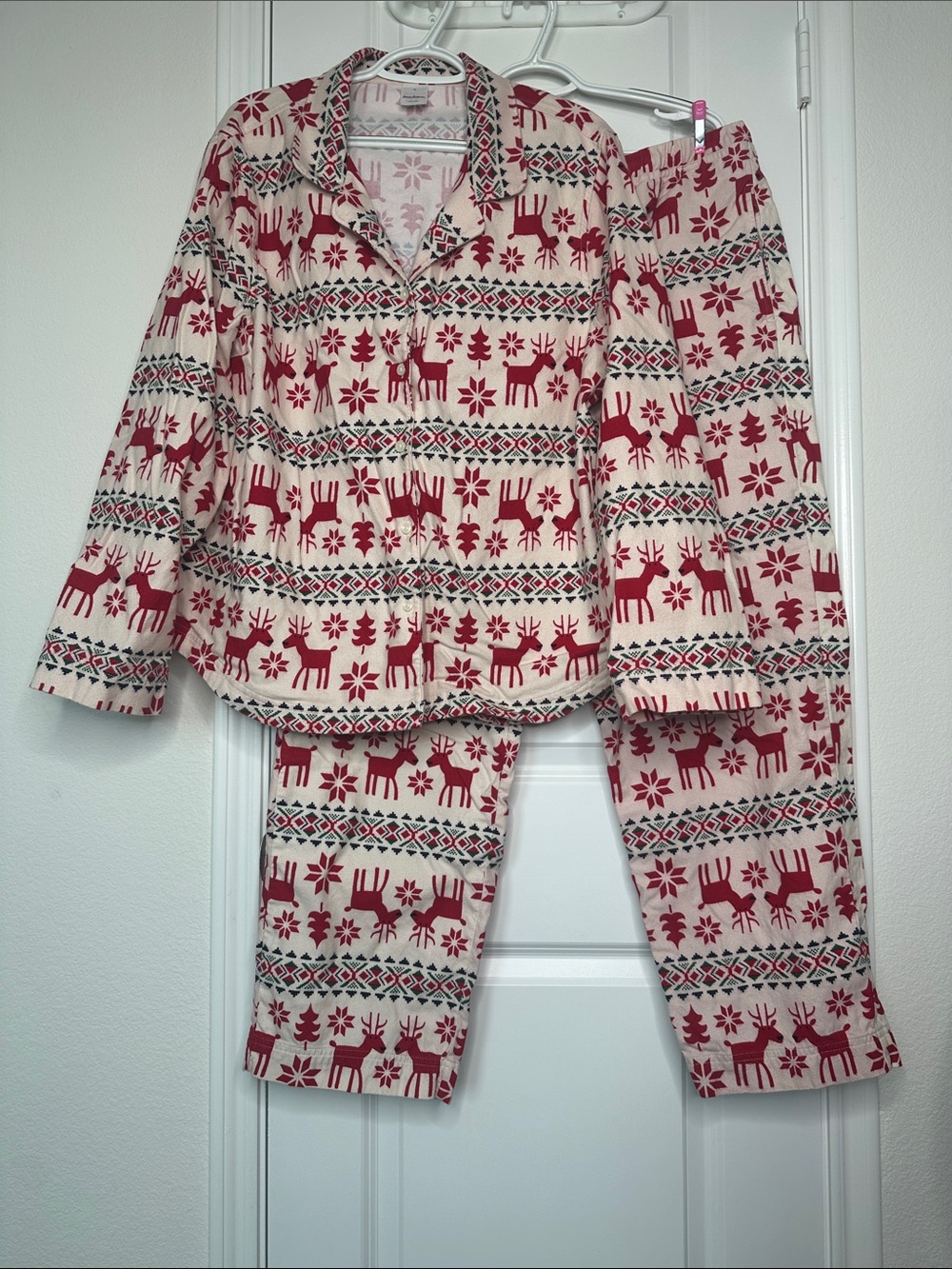 Hanna Andersson 100% Cotton Holiday Flannel Pajama Set